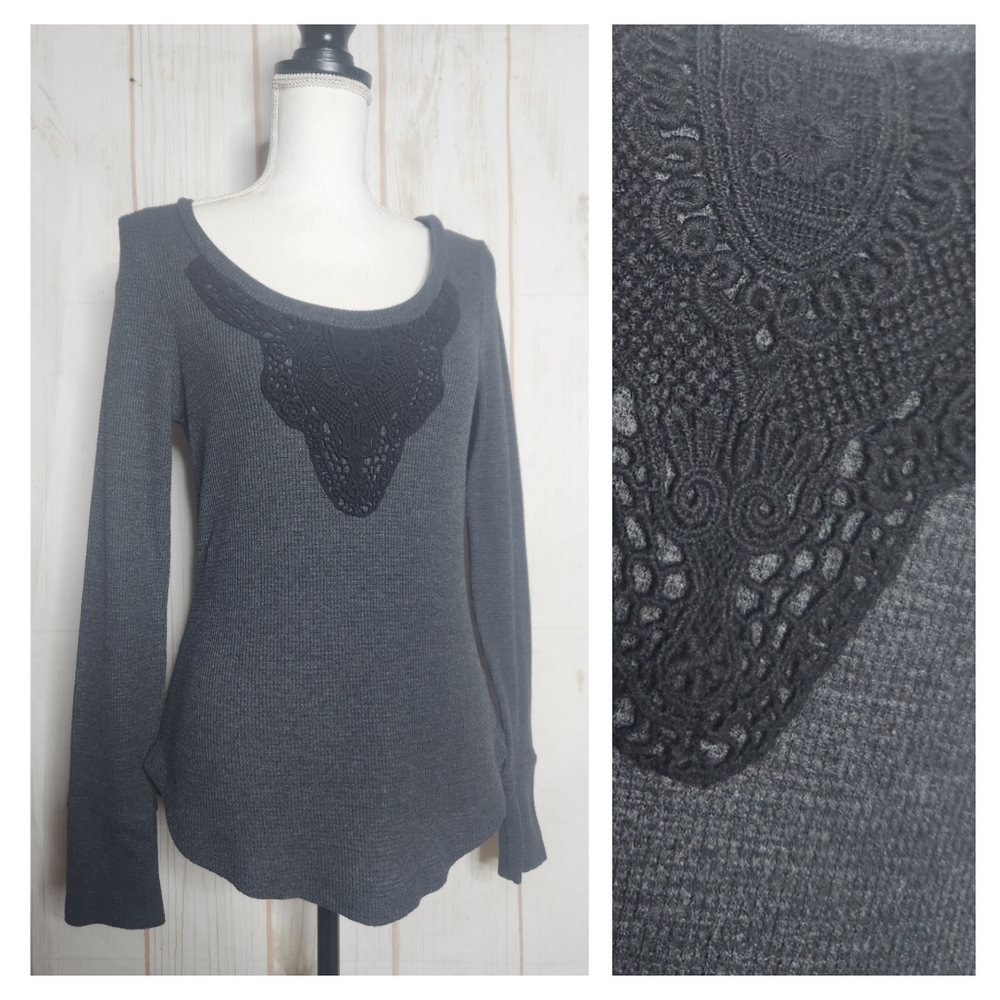 NWOT Threads 4 Throught Organic Cotton Thermal Long Sleeve Winter Top | Large